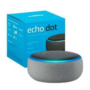 Echo Dot Amazon Alexa Smart Speaker 3ª Geração - Caixa