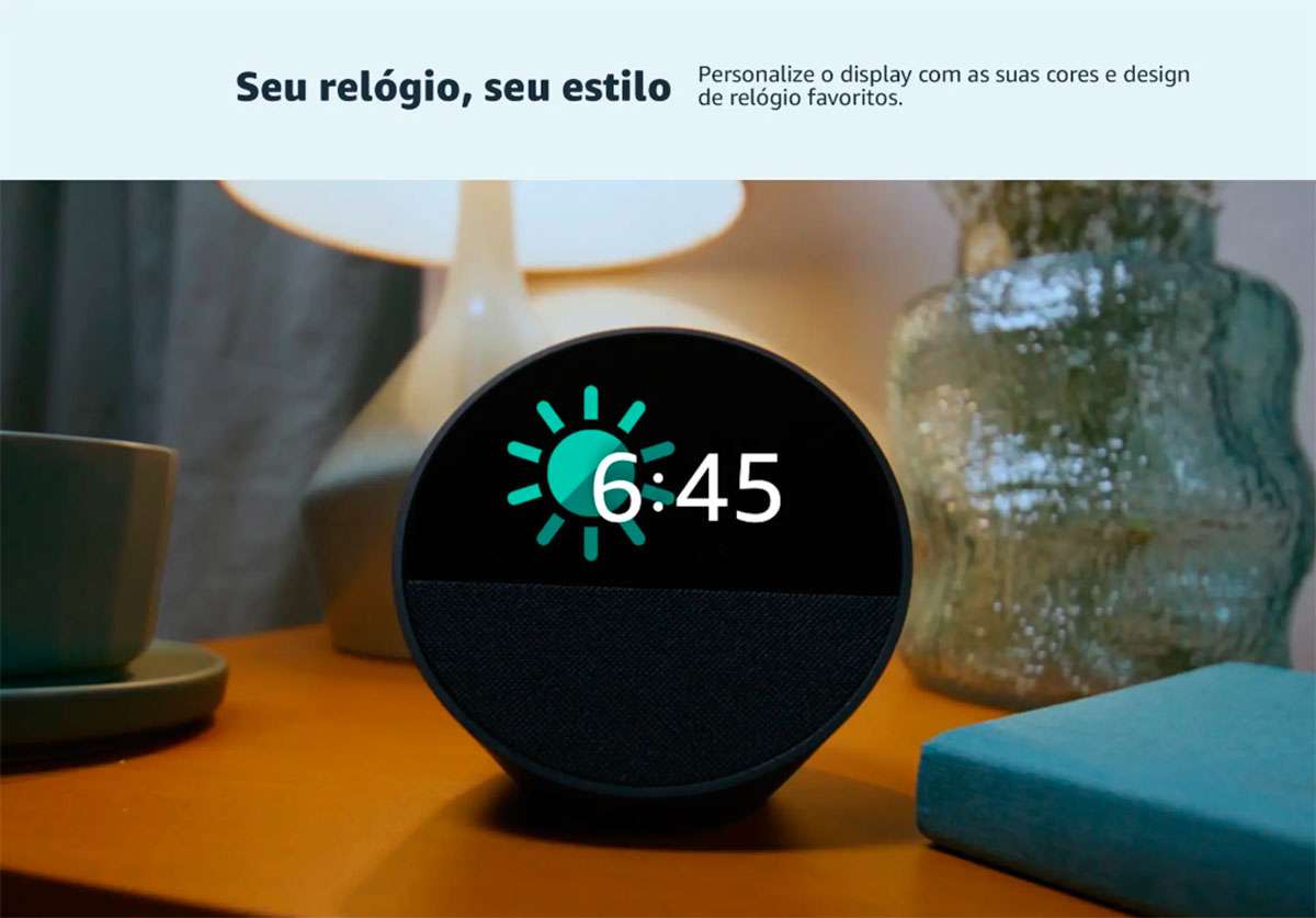 Echo Spot Amazon Alexa Smart Speaker - Banner
