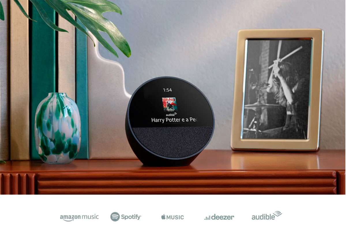 Echo Spot Amazon Alexa Smart Speaker - Banner