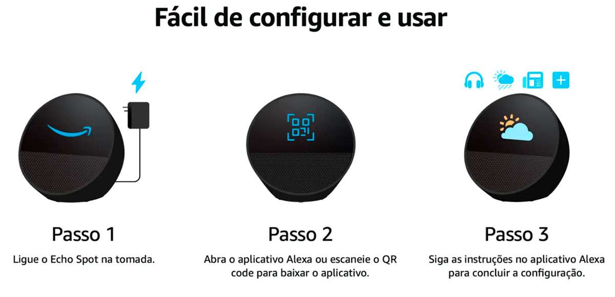 Echo Spot Amazon Alexa Smart Speaker - Banner