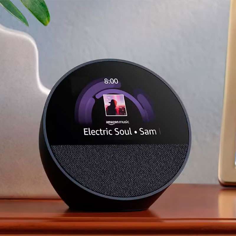 Echo Spot スマートスピーカー Alexa Amazon Echo Spot com Alexa (Geração mais recente) | Despertador